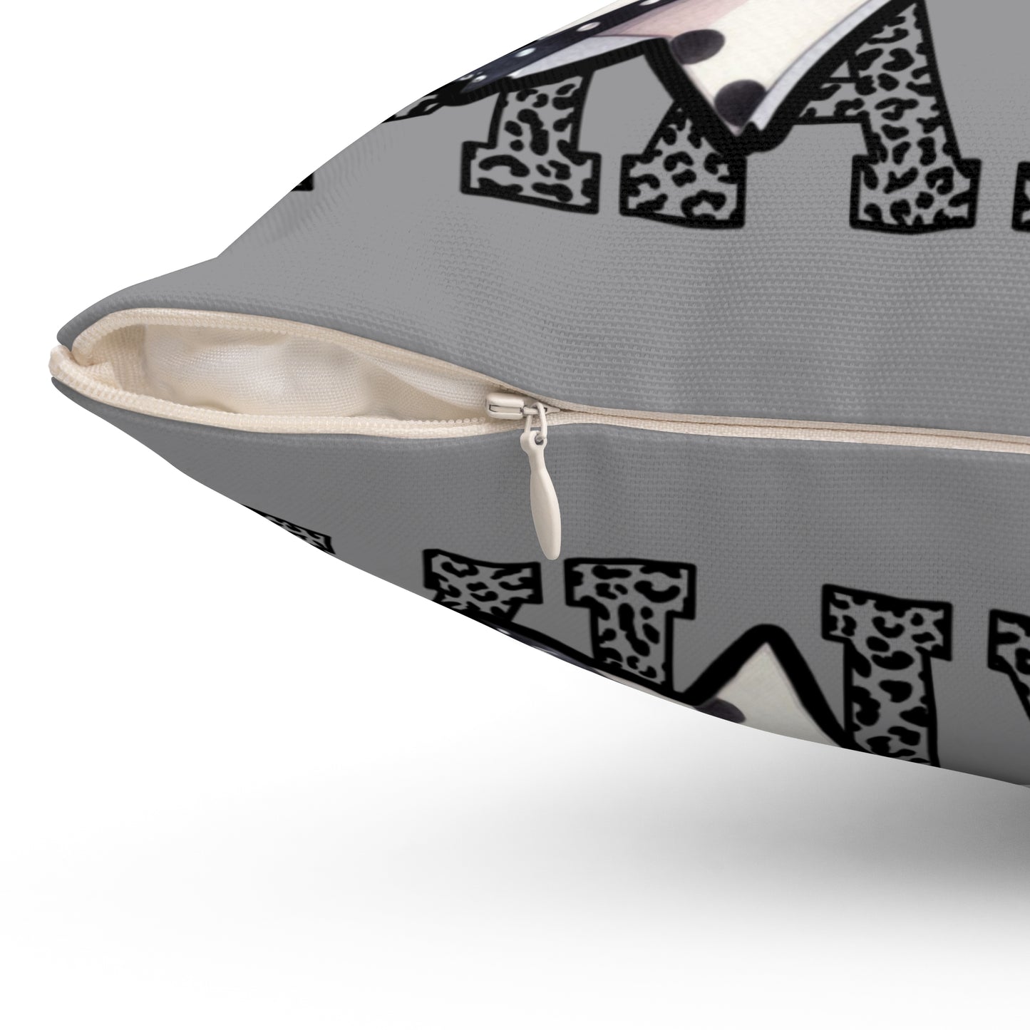 Square Pillow Mama Bow Design