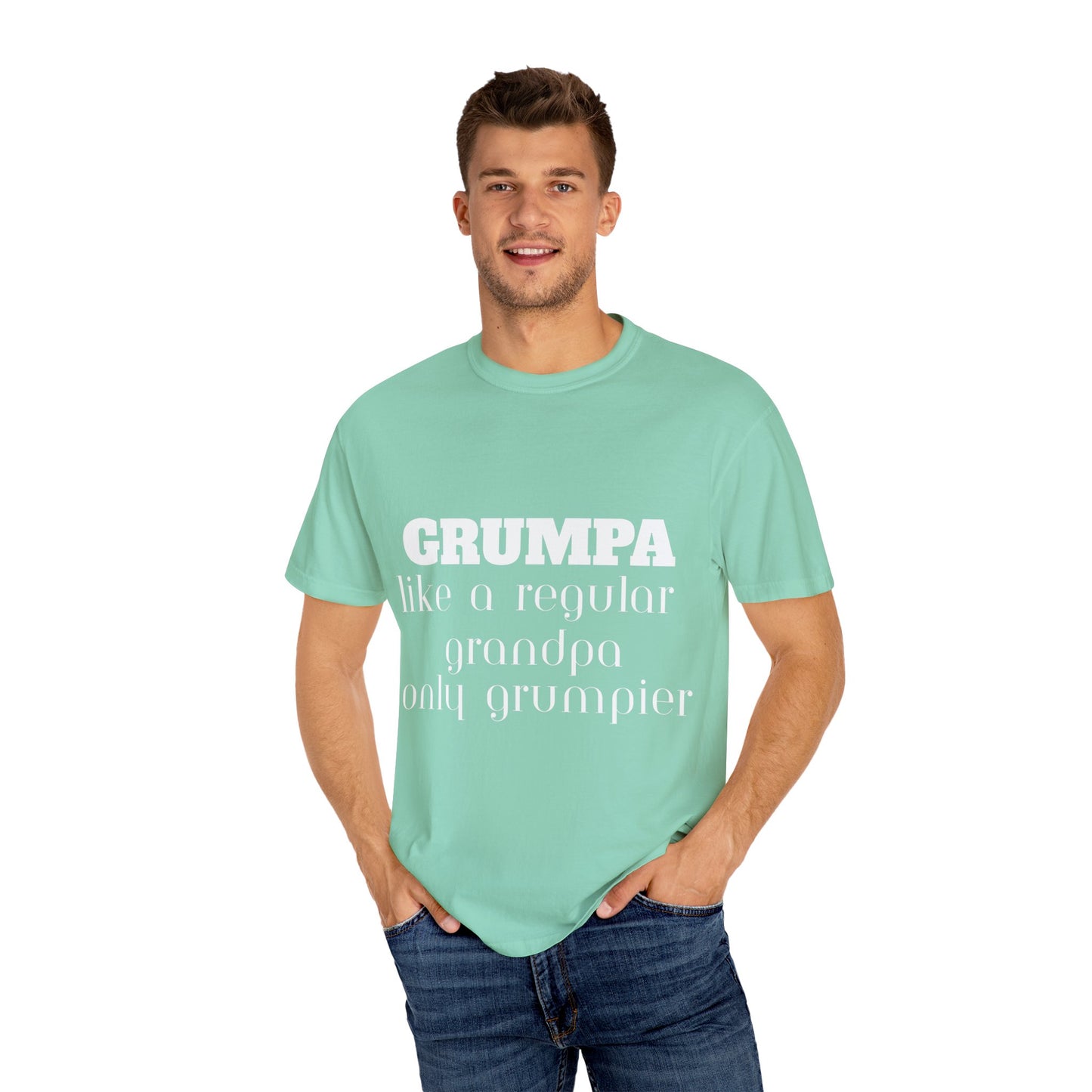 Grumper Grandpa Unisex Garment-Dyed T-Shirt - Funny Gift for Grandparents