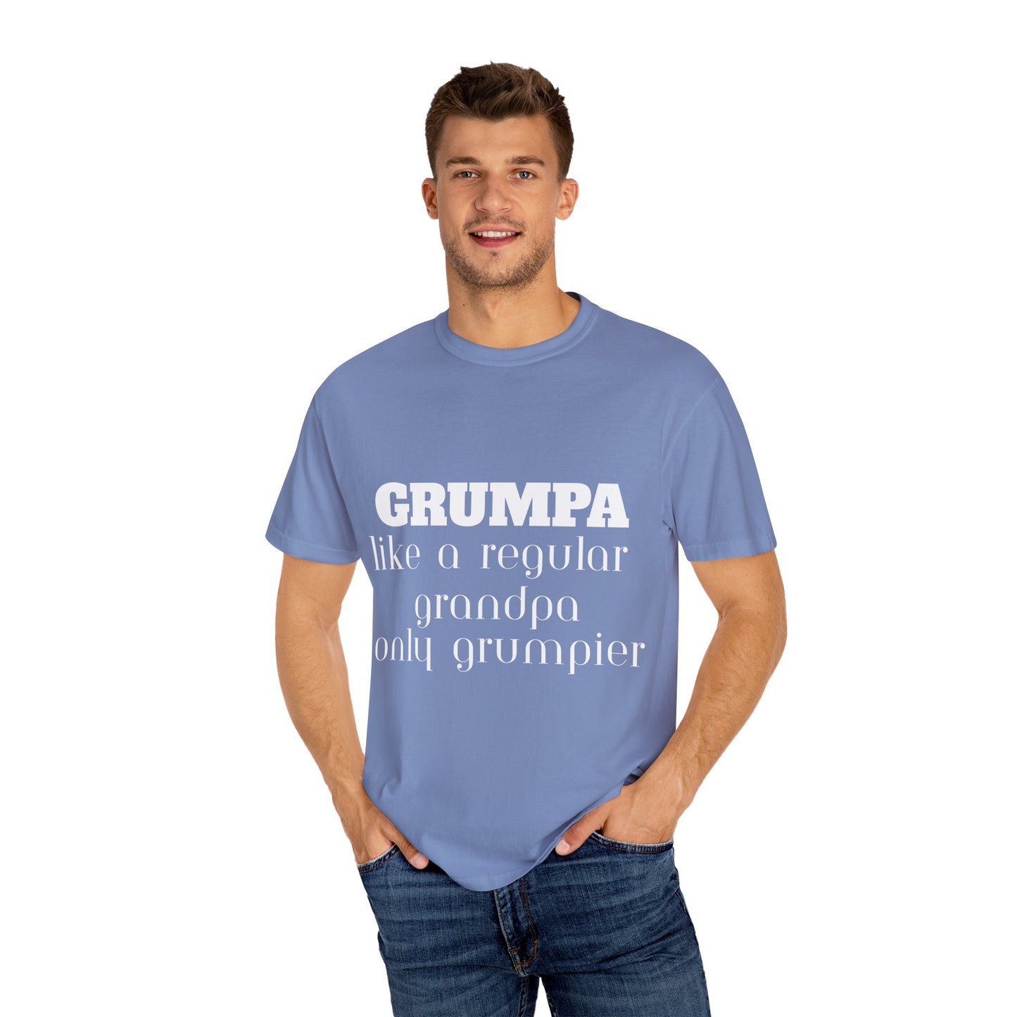 Grumper Grandpa Unisex Garment-Dyed T-Shirt - Funny Gift for Grandparents