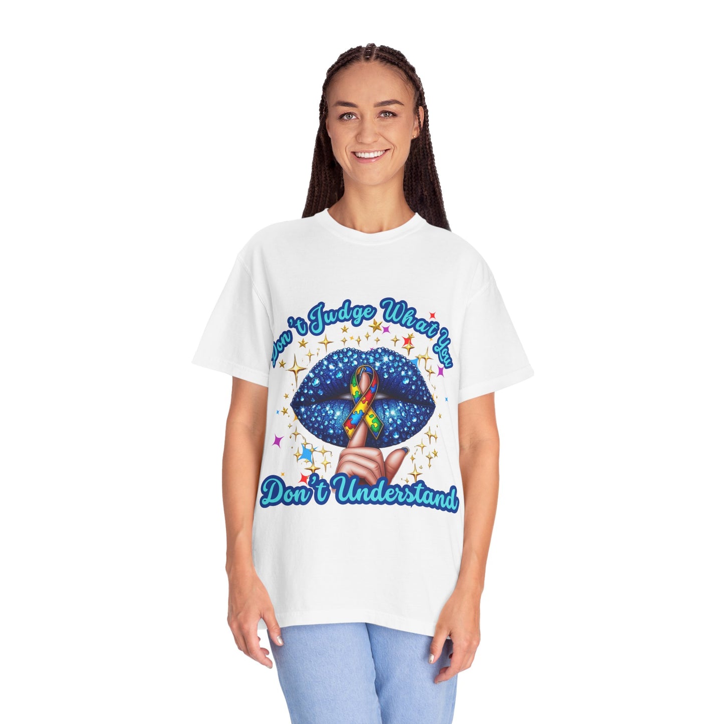 Don't Judge what you don't Understand Autism Awareness Comfort Colors T-shirt