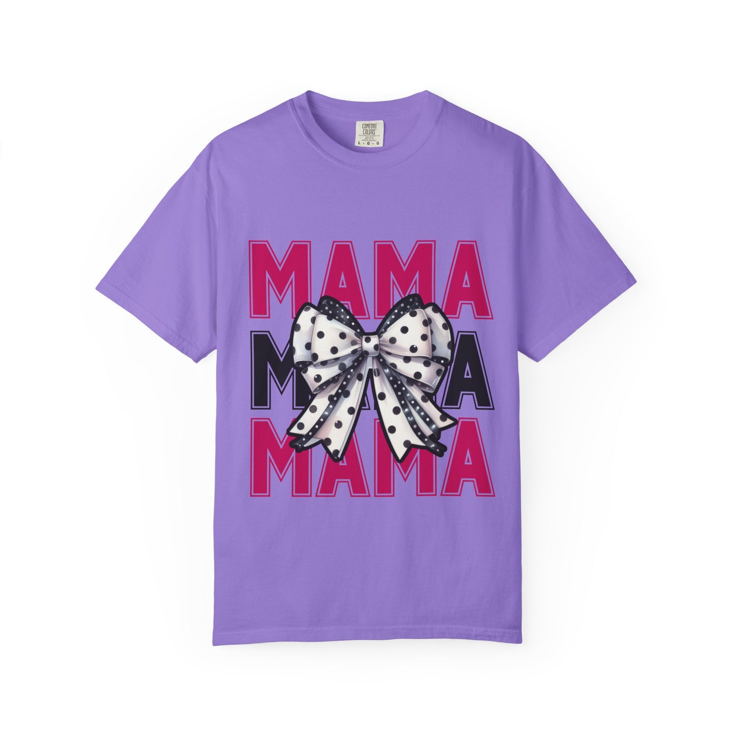 Mama Bow Comfort Colors Unisex T-Shirt - Gift for Moms | Stylish Garment-Dyed Tee