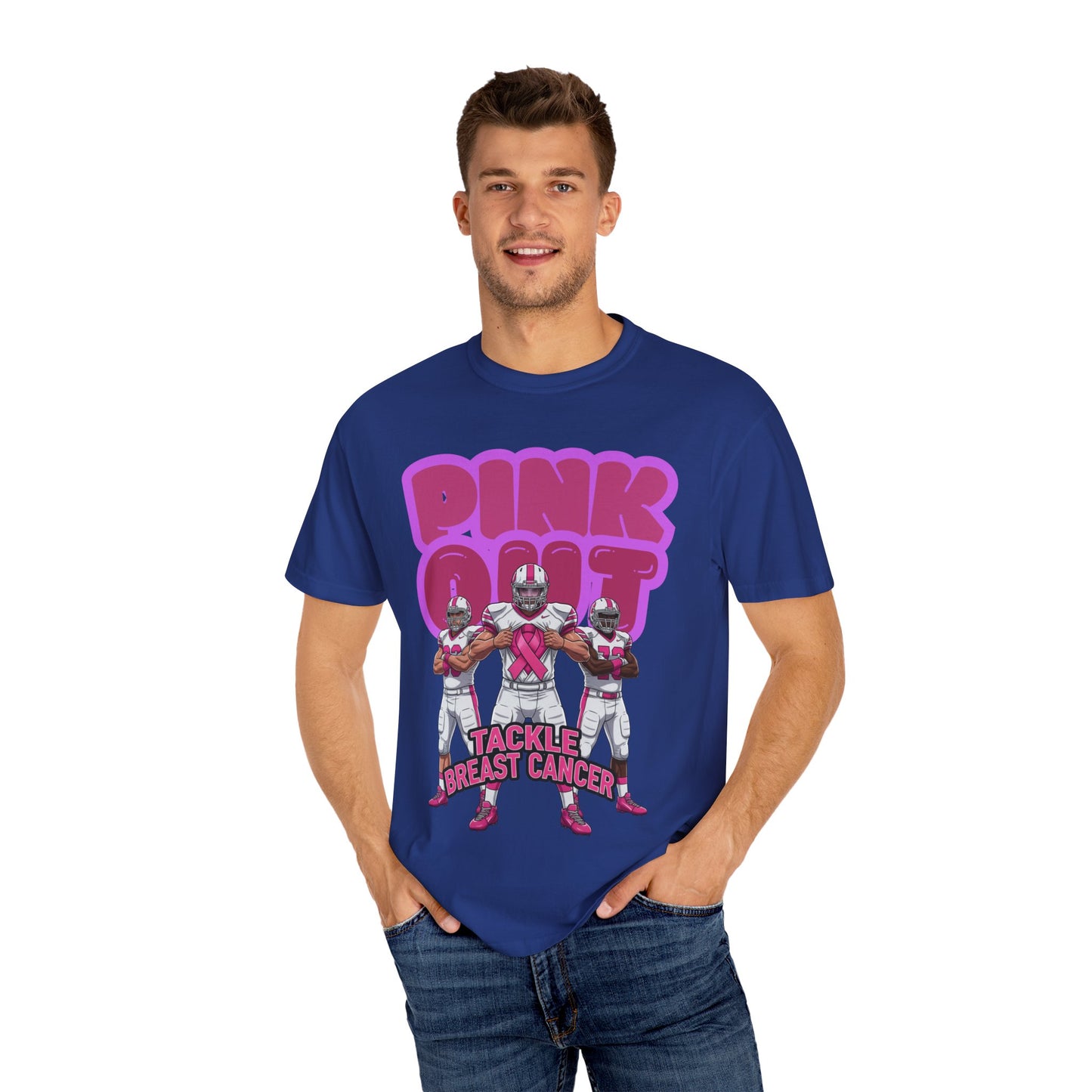 Pink Out T-Shirt, Breast Cancer Awareness, Comfort Colors