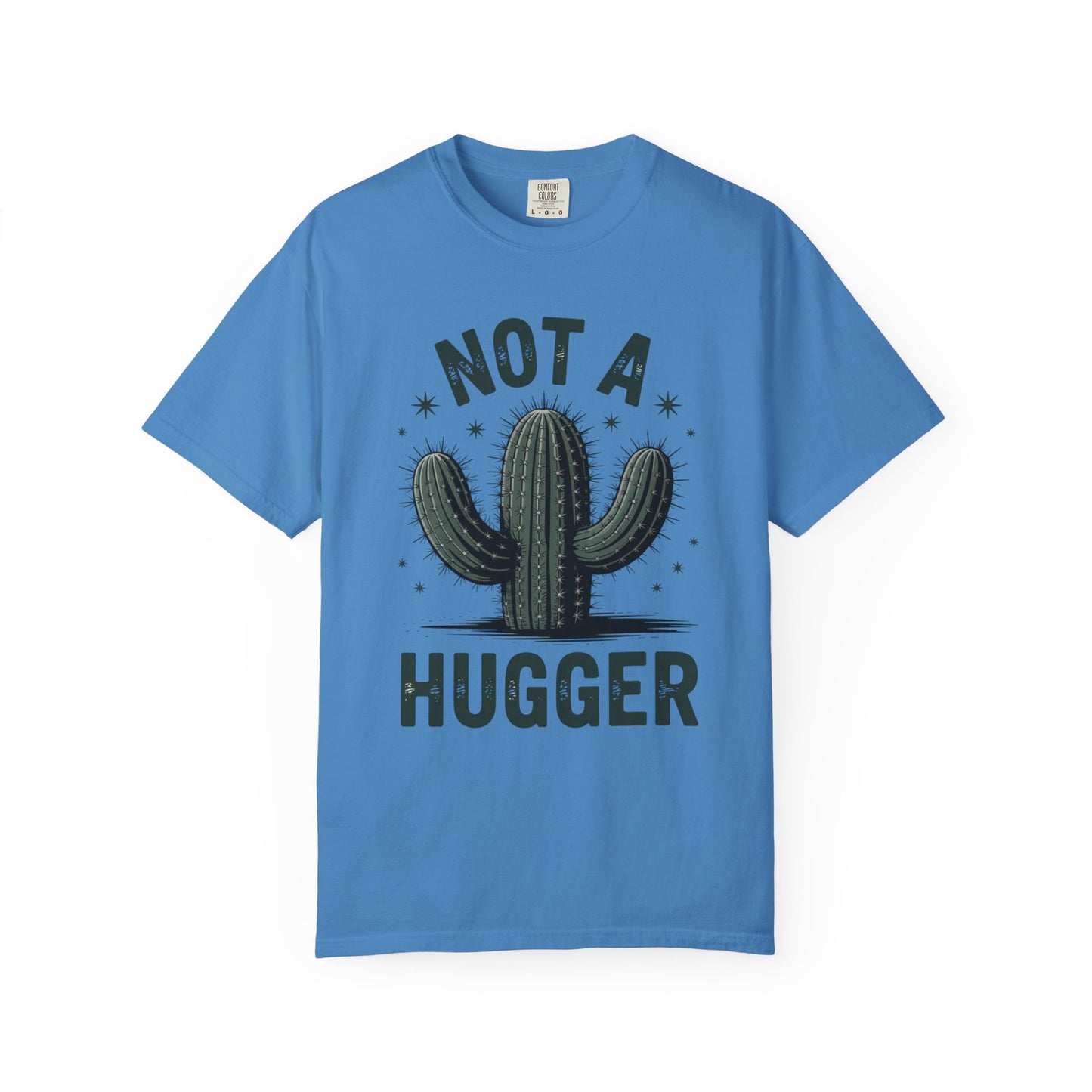 Not a Hugger Cactus Shirt – Funny Introvert Graphic Tee, Sarcastic Desert Plant Design, Anti-Social Gift Idea