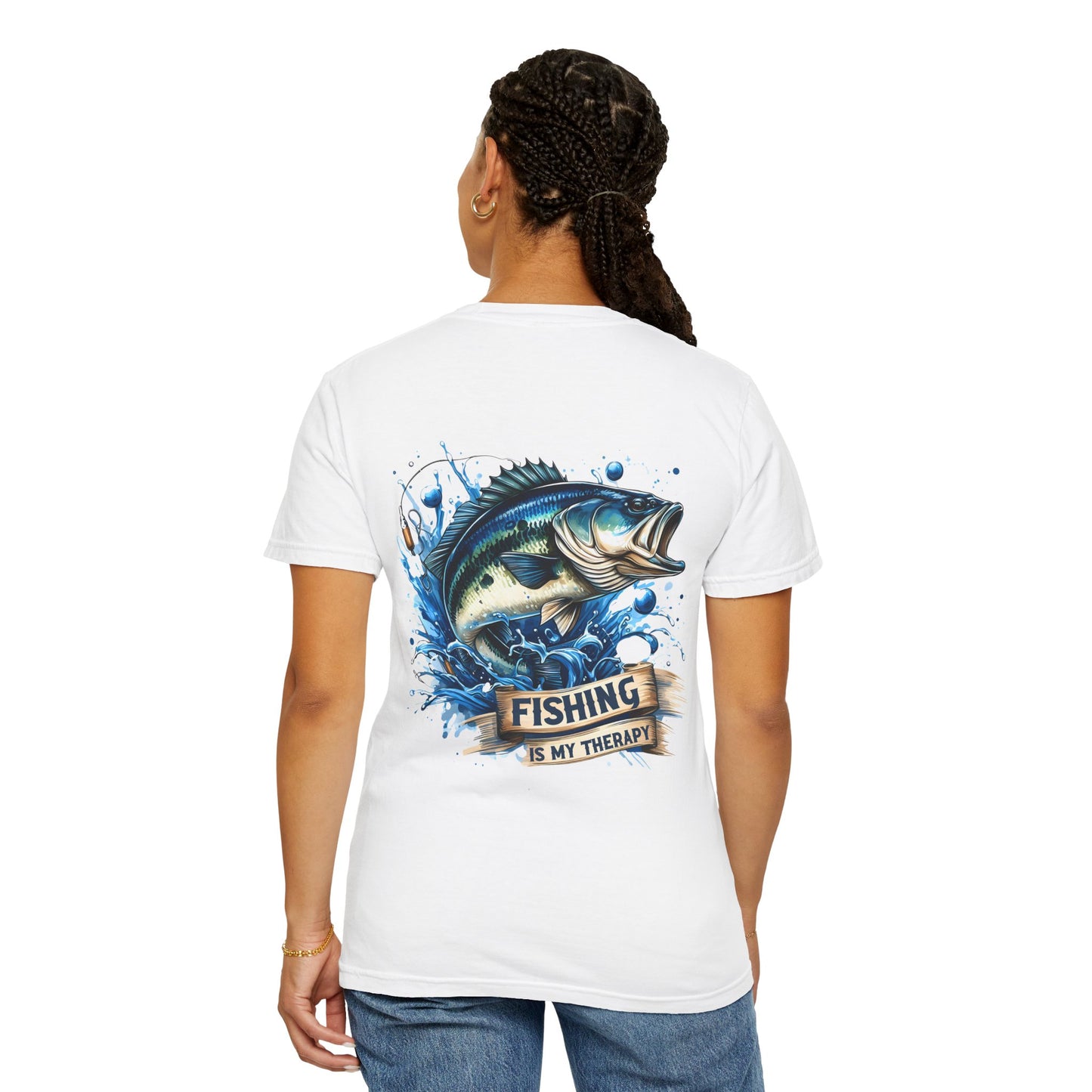 Fishing Therapy Unisex T-Shirt – Weekend Hooker Design