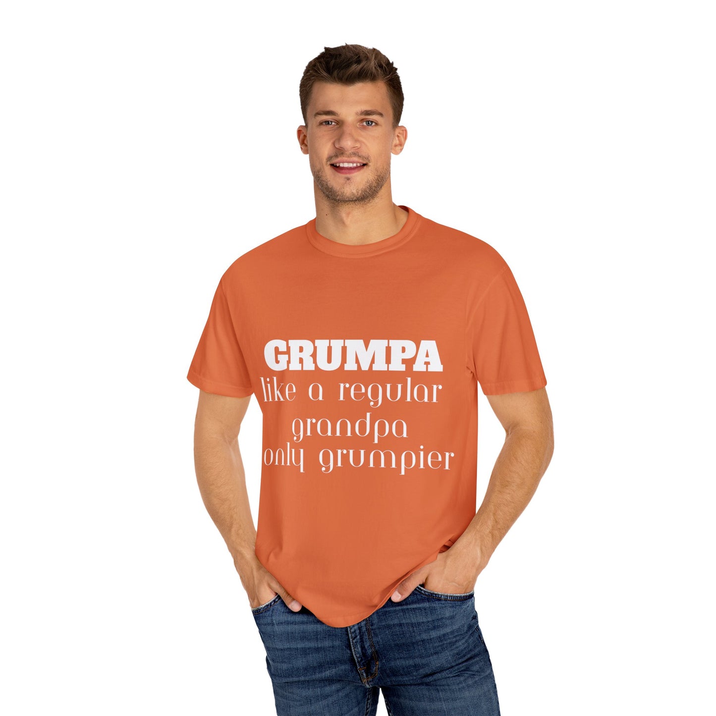 Grumper Grandpa Unisex Garment-Dyed T-Shirt - Funny Gift for Grandparents