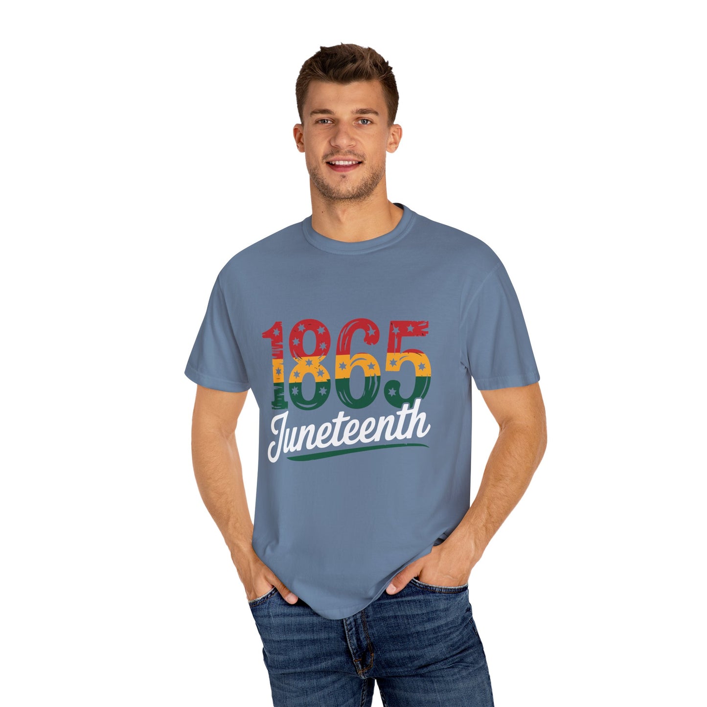 Juneteenth 1865 Shirt – Red Yellow Green Afro Pride Celebration Tee