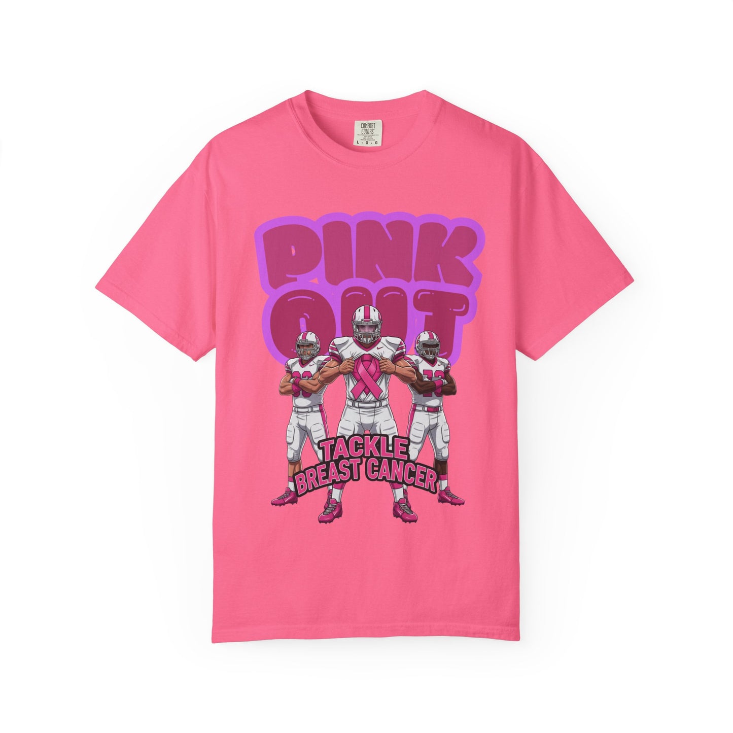 Pink Out T-Shirt, Breast Cancer Awareness, Comfort Colors