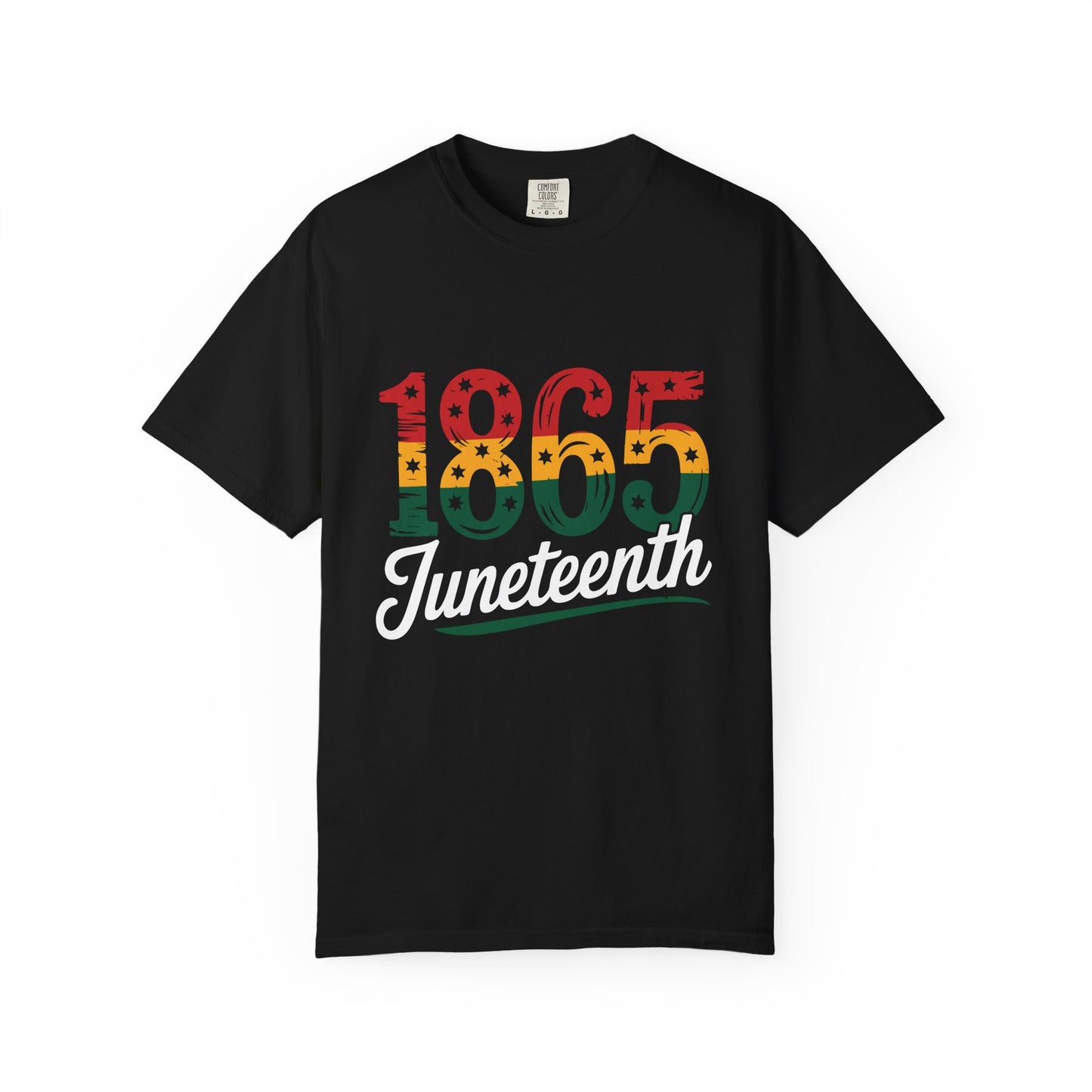 Juneteenth 1865 Shirt – Red Yellow Green Afro Pride Celebration Tee