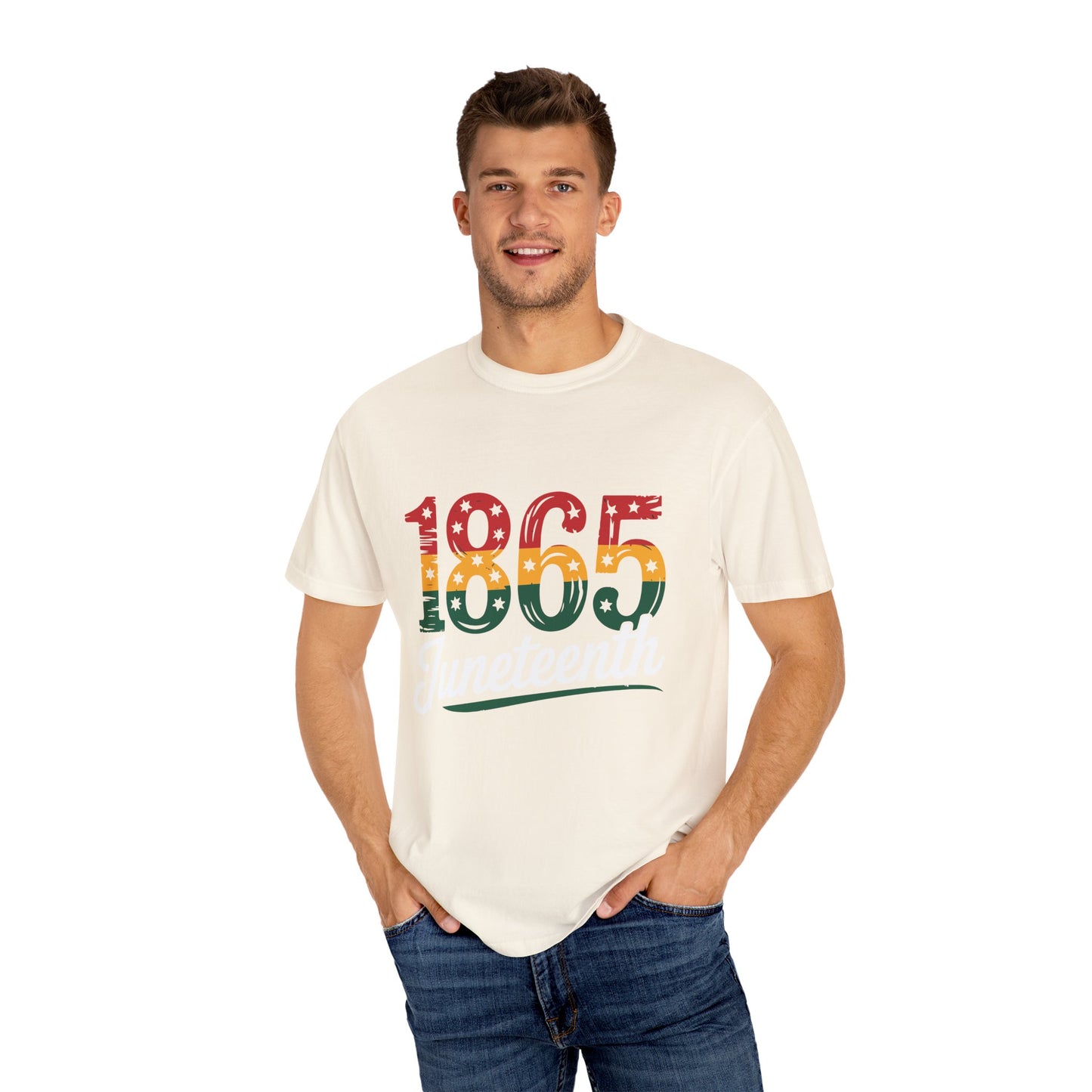 Juneteenth 1865 Shirt – Red Yellow Green Afro Pride Celebration Tee