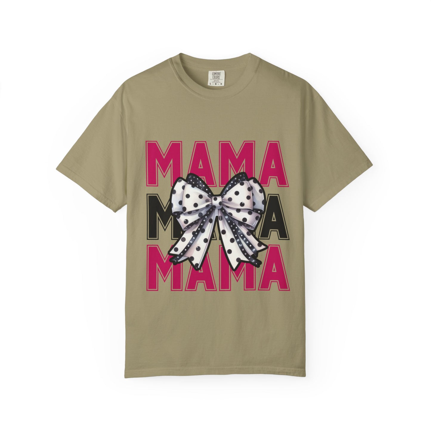 Mama Bow Comfort Colors Unisex T-Shirt - Gift for Moms | Stylish Garment-Dyed Tee