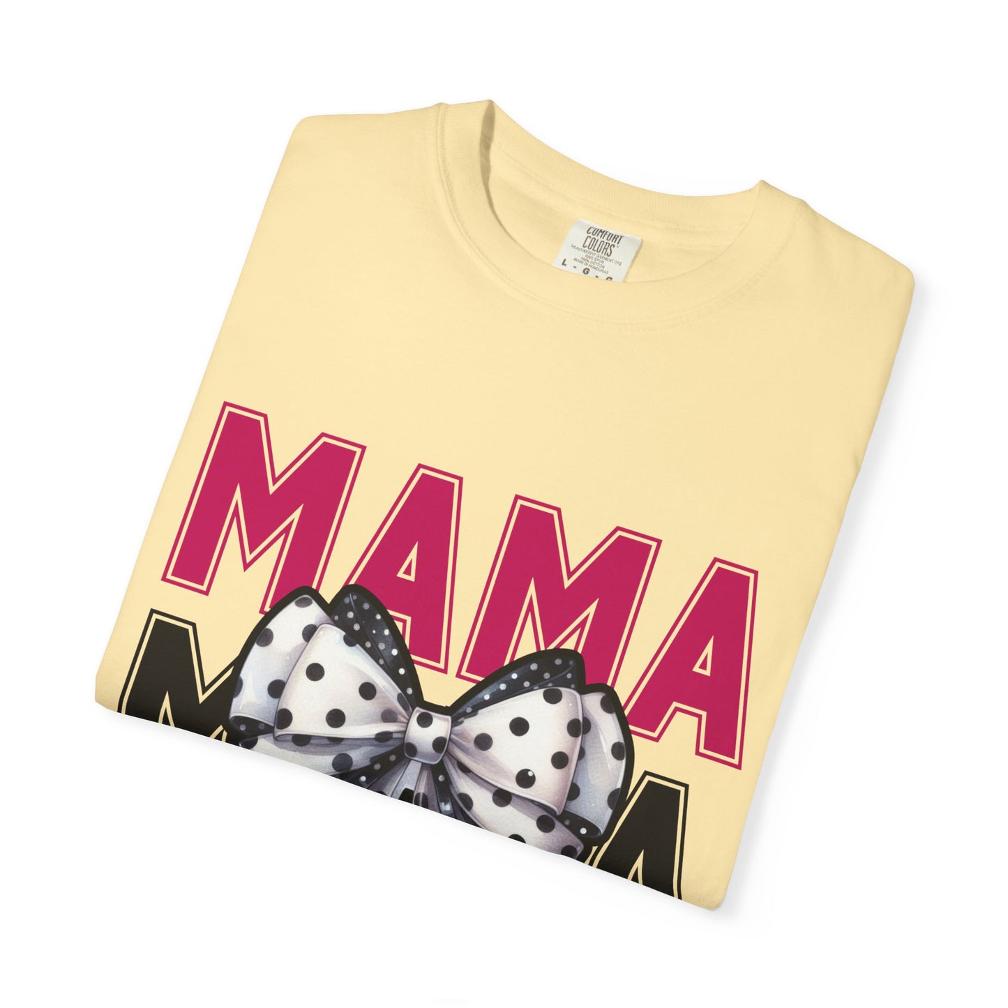 Mama Bow Comfort Colors Unisex T-Shirt - Gift for Moms | Stylish Garment-Dyed Tee
