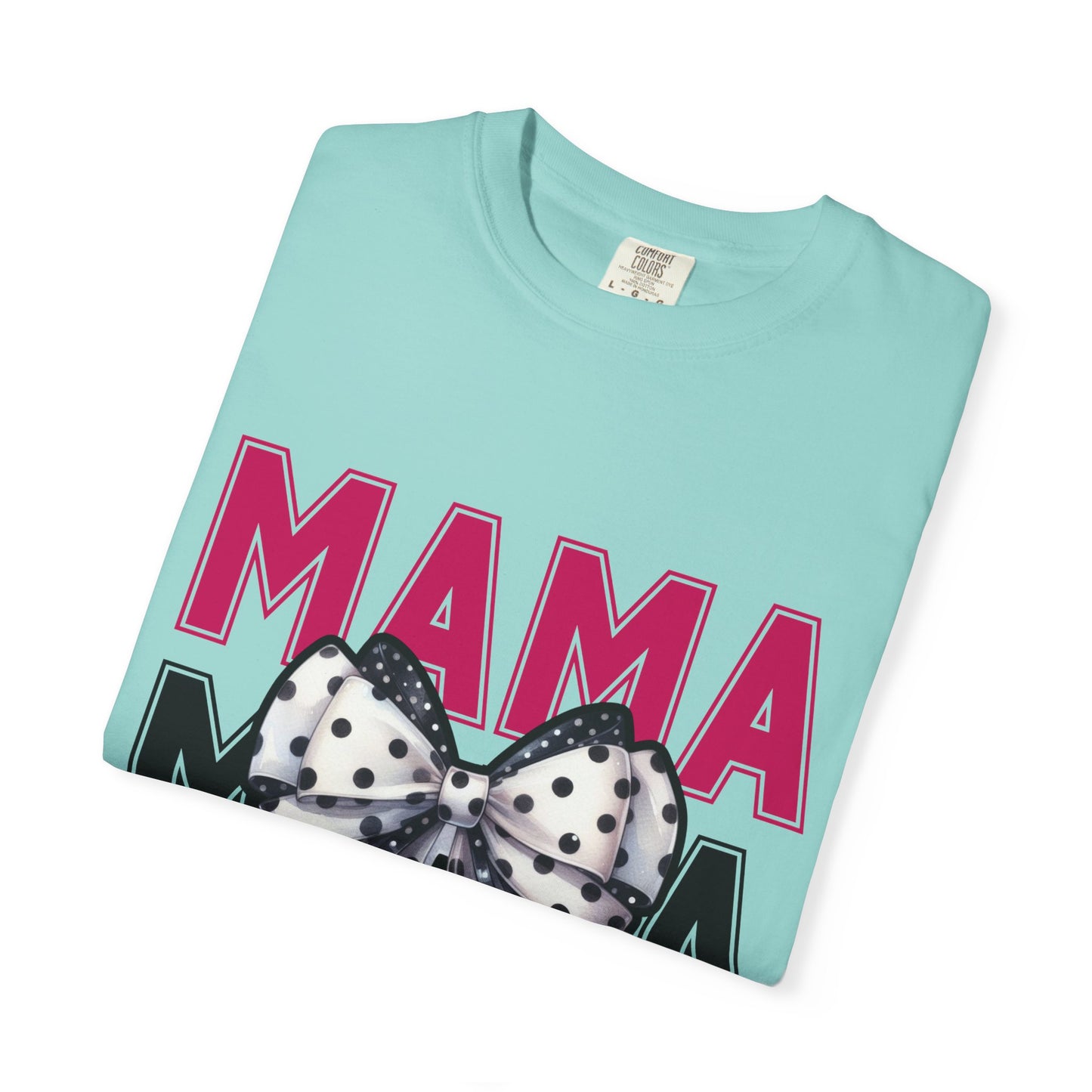 Mama Bow Comfort Colors Unisex T-Shirt - Gift for Moms | Stylish Garment-Dyed Tee