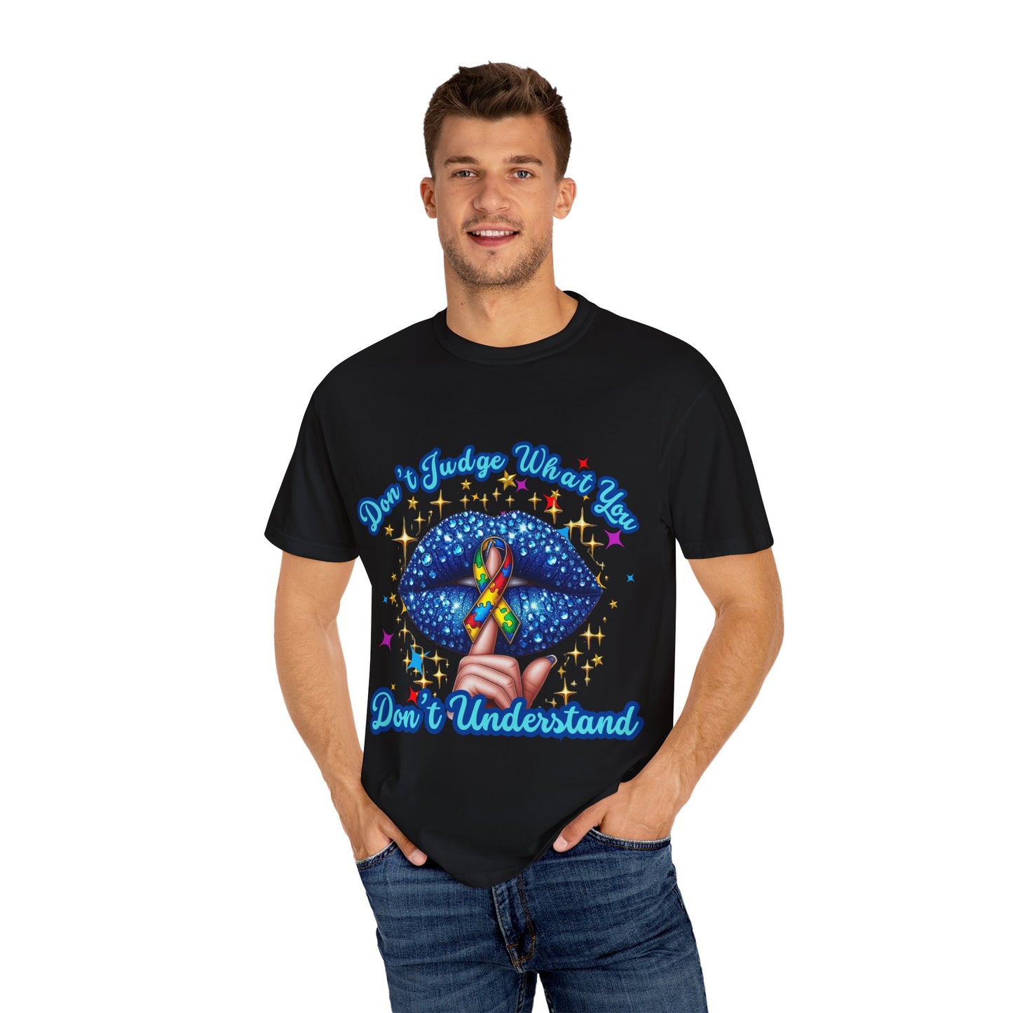 Don't Judge what you don't Understand Autism Awareness Comfort Colors T-shirt
