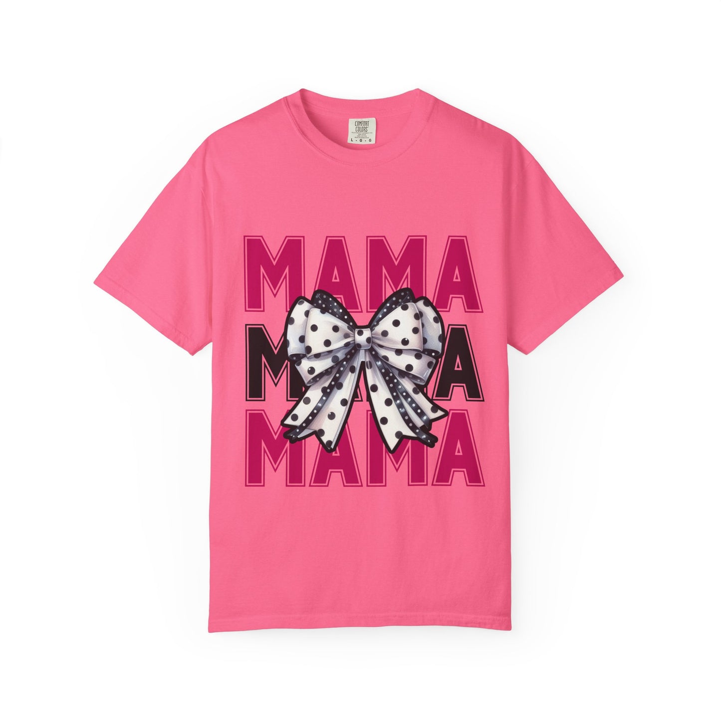 Mama Bow Comfort Colors Unisex T-Shirt - Gift for Moms | Stylish Garment-Dyed Tee