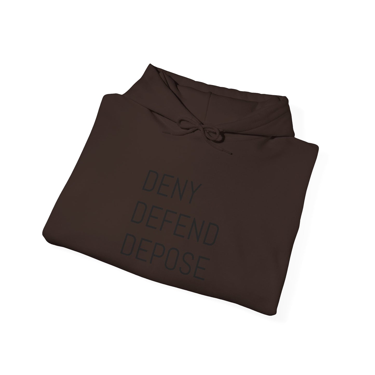 Deny Defend Depose Unisex Heavy Blend™ Hooded Sweatshirt - Cozy Statement Hoodie for Activists