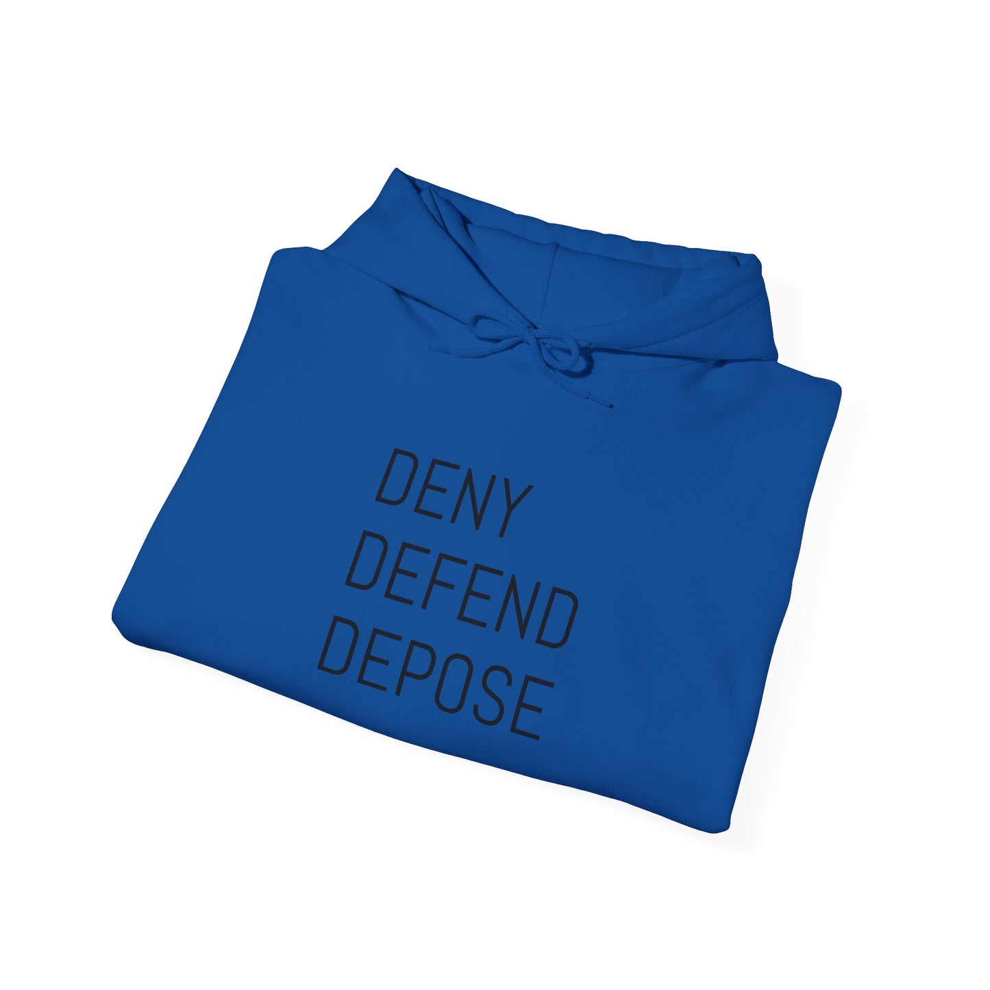 Deny Defend Depose Unisex Heavy Blend™ Hooded Sweatshirt - Cozy Statement Hoodie for Activists