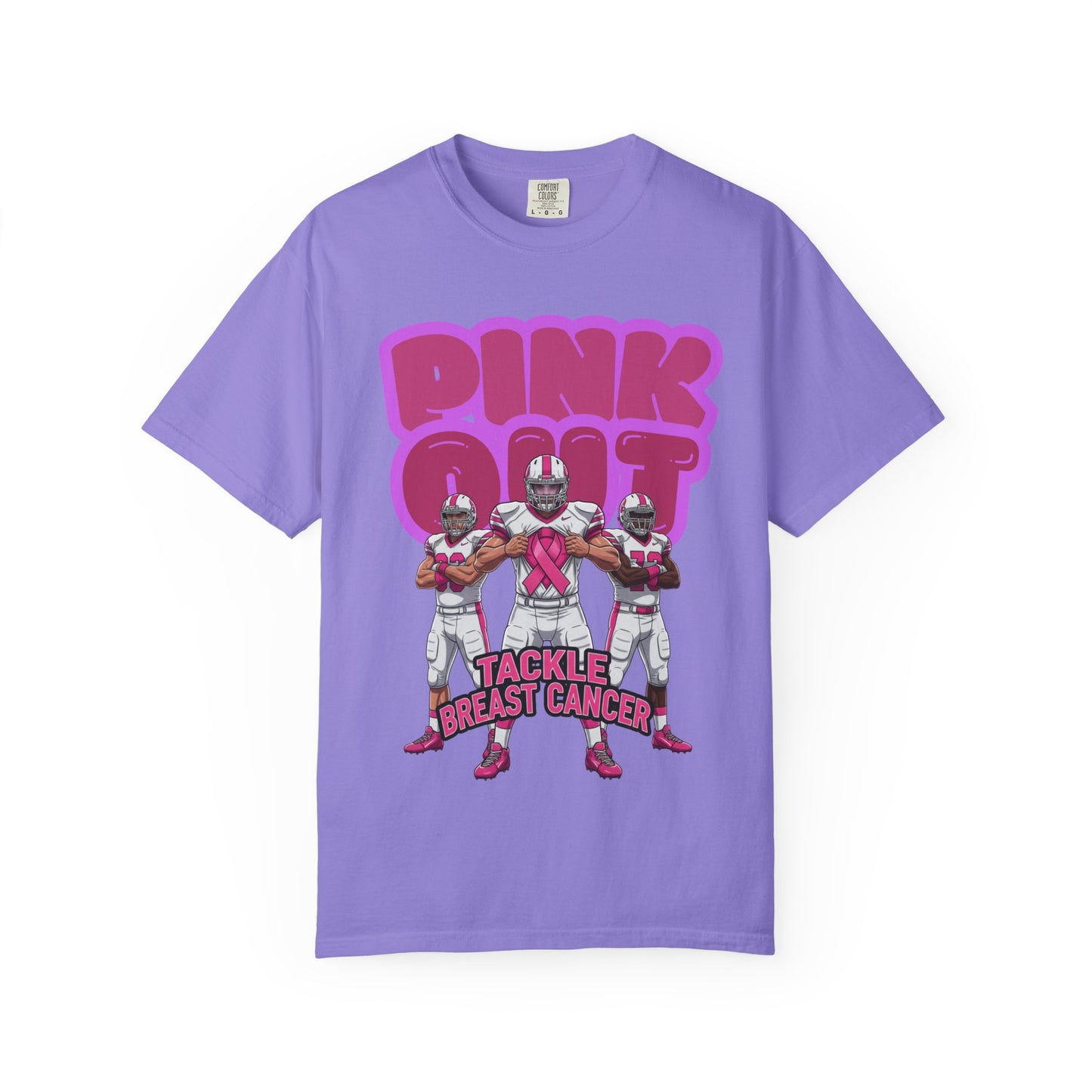 Pink Out T-Shirt, Breast Cancer Awareness, Comfort Colors
