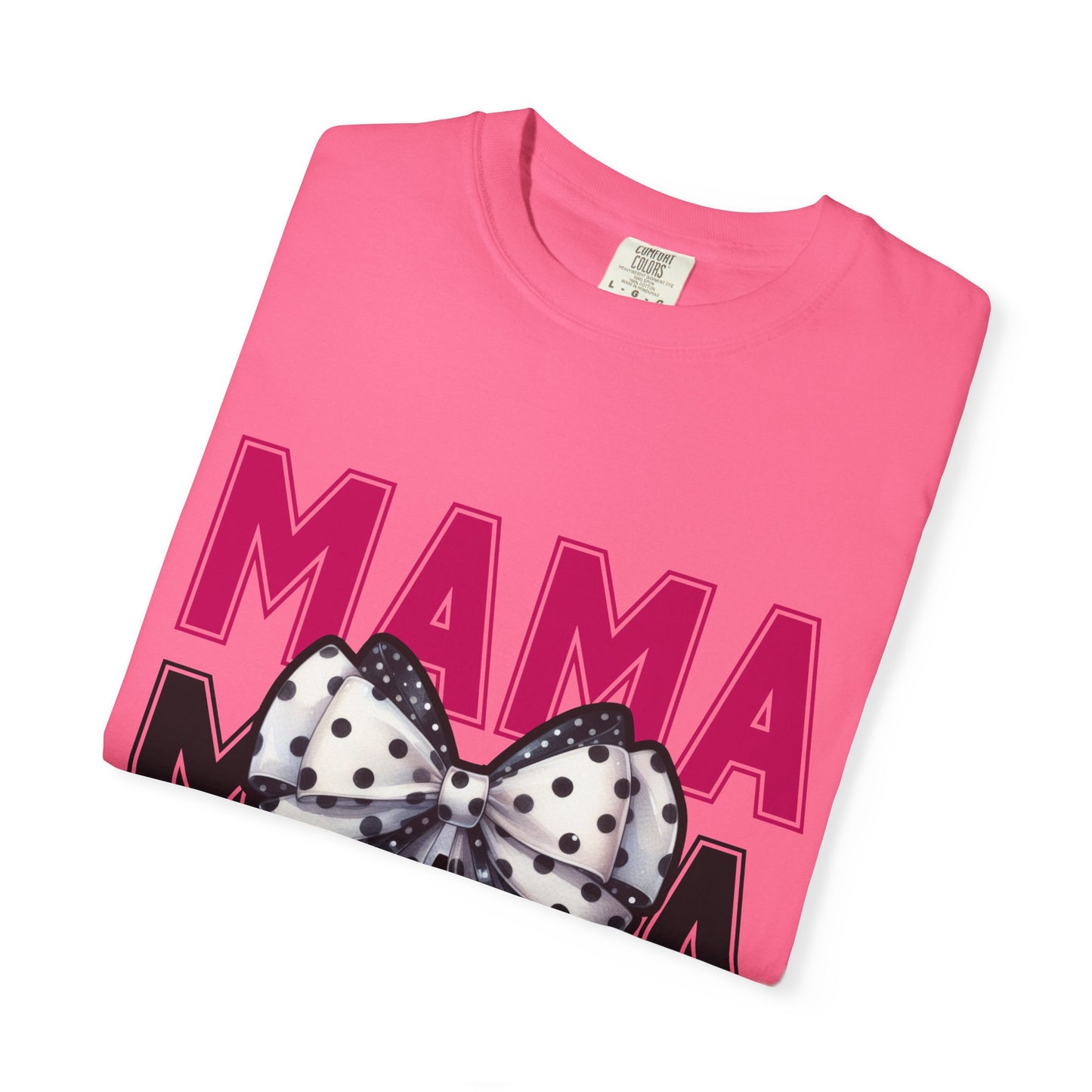 Mama Bow Comfort Colors Unisex T-Shirt - Gift for Moms | Stylish Garment-Dyed Tee