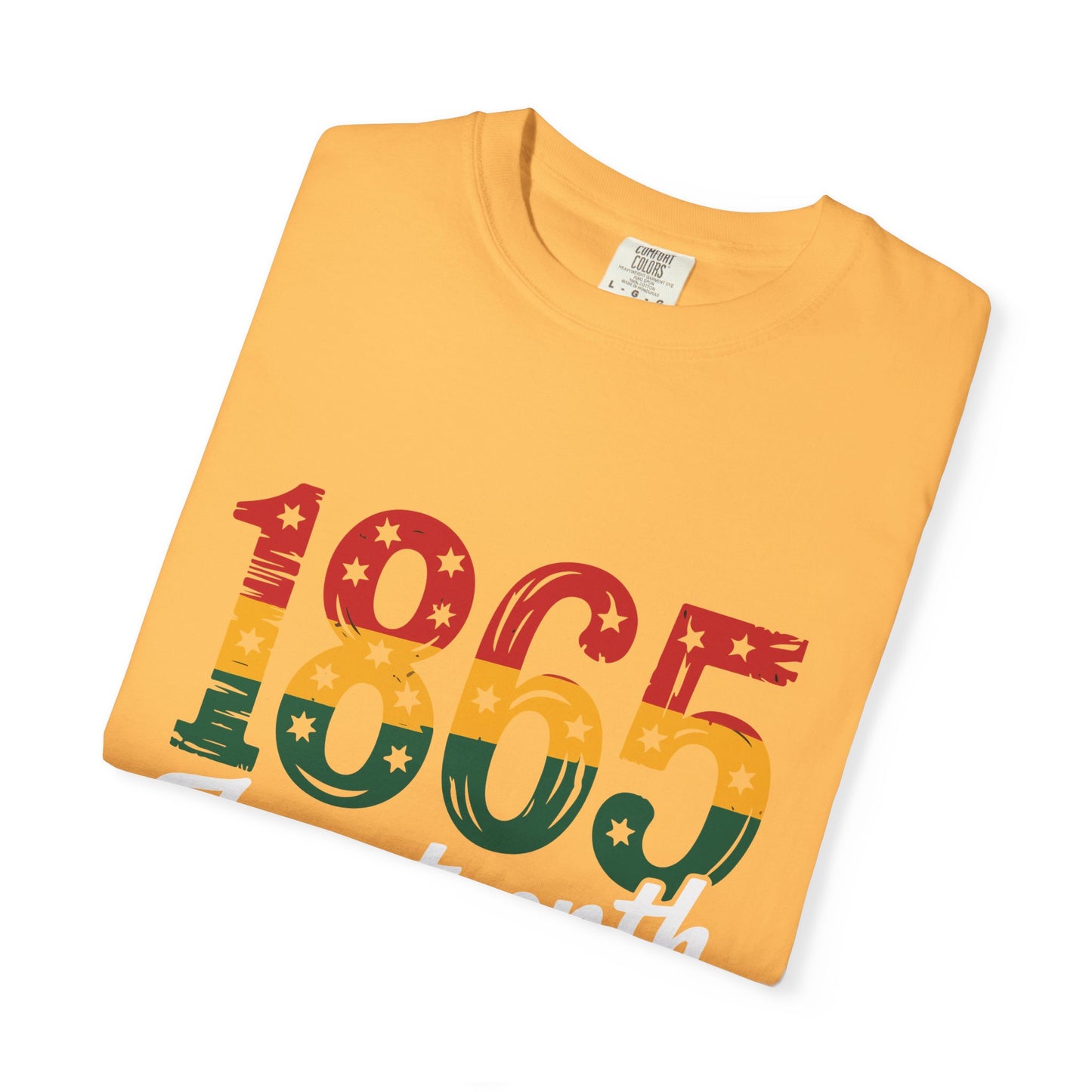 Juneteenth 1865 Shirt – Red Yellow Green Afro Pride Celebration Tee