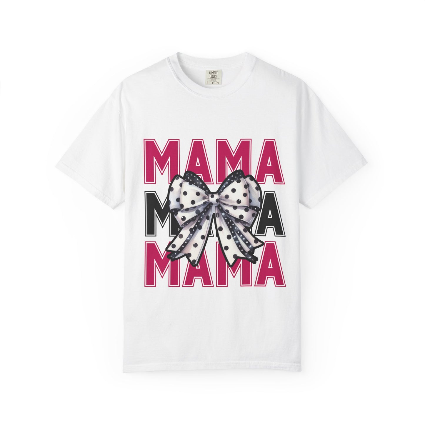Mama Bow Comfort Colors Unisex T-Shirt - Gift for Moms | Stylish Garment-Dyed Tee