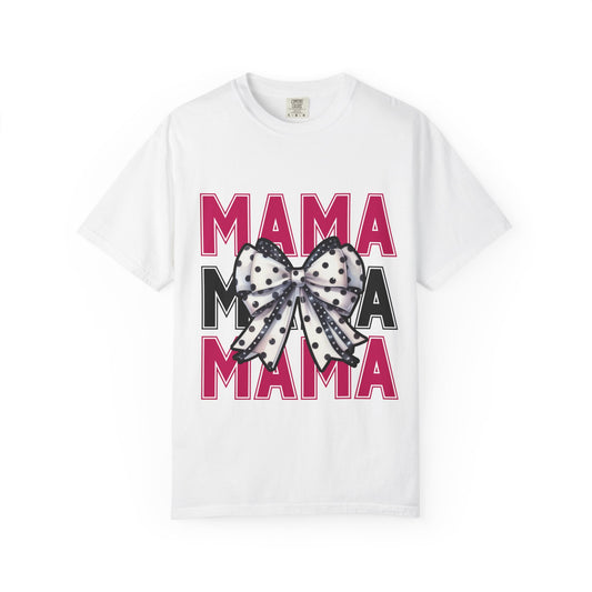 Mama Bow Comfort Colors Unisex T-Shirt - Gift for Moms | Stylish Garment-Dyed Tee
