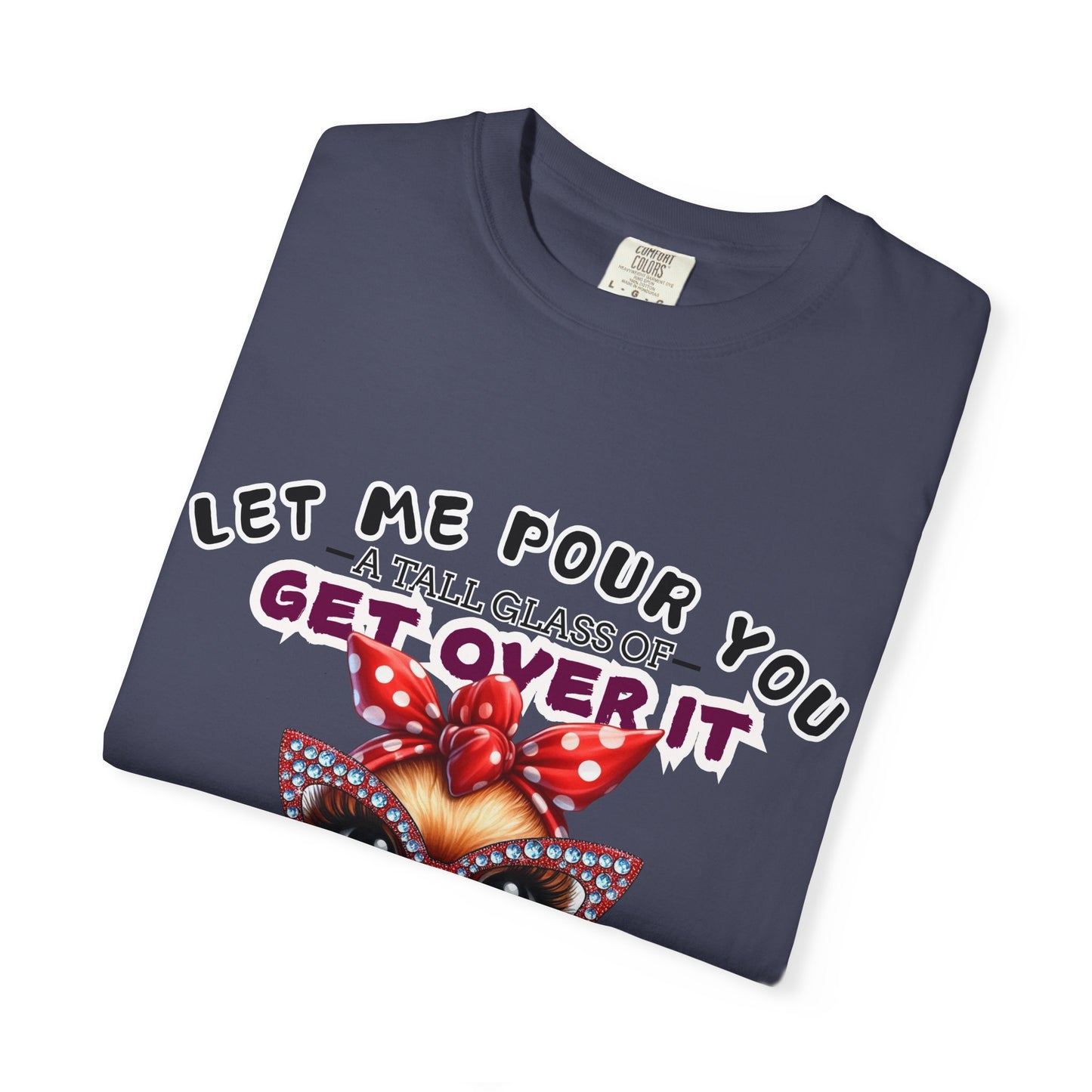 Funny Unisex Comfort Colors T-Shirt - "Get Over It" Chicken Design - Perfect for Casual Wear and Gifts