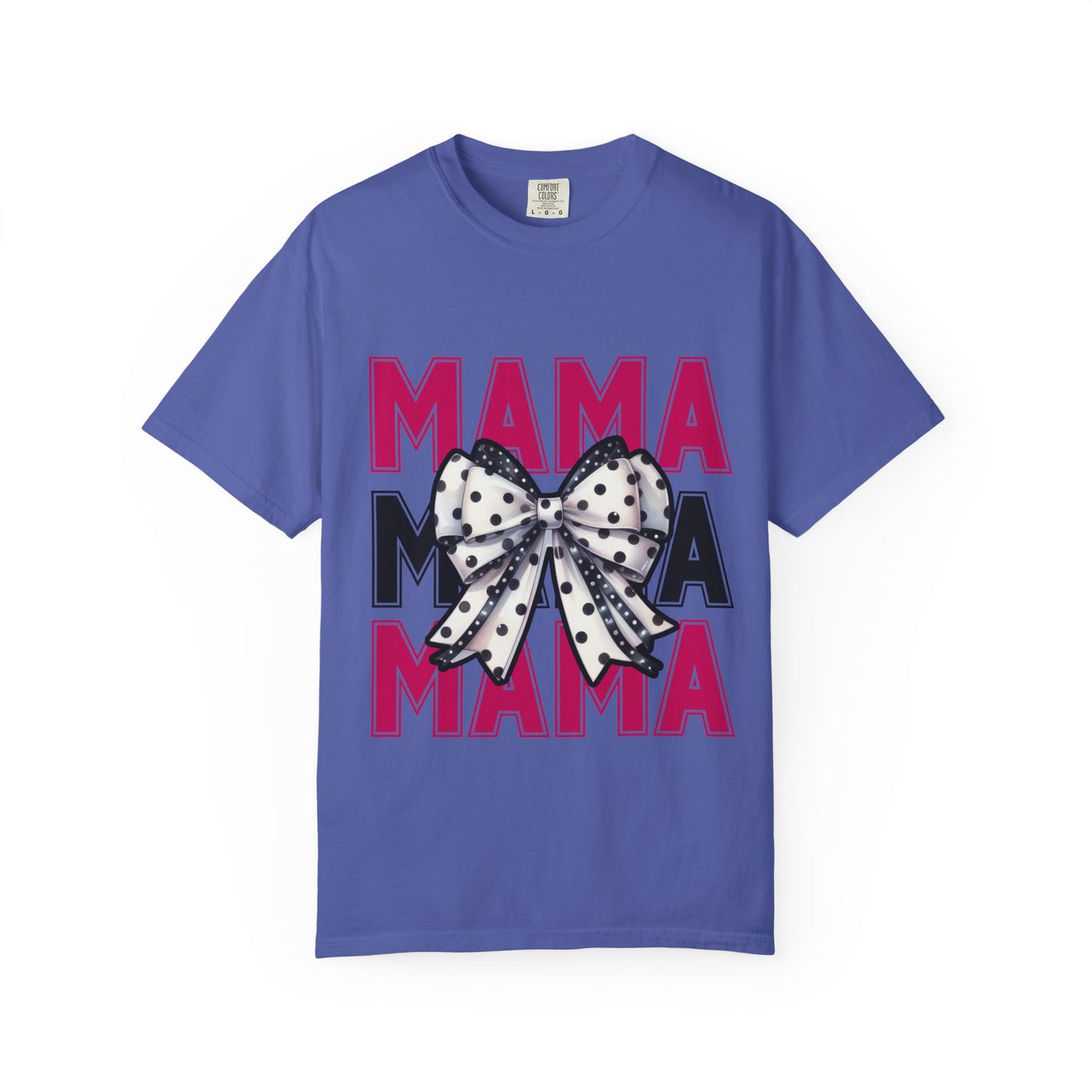 Mama Bow Comfort Colors Unisex T-Shirt - Gift for Moms | Stylish Garment-Dyed Tee