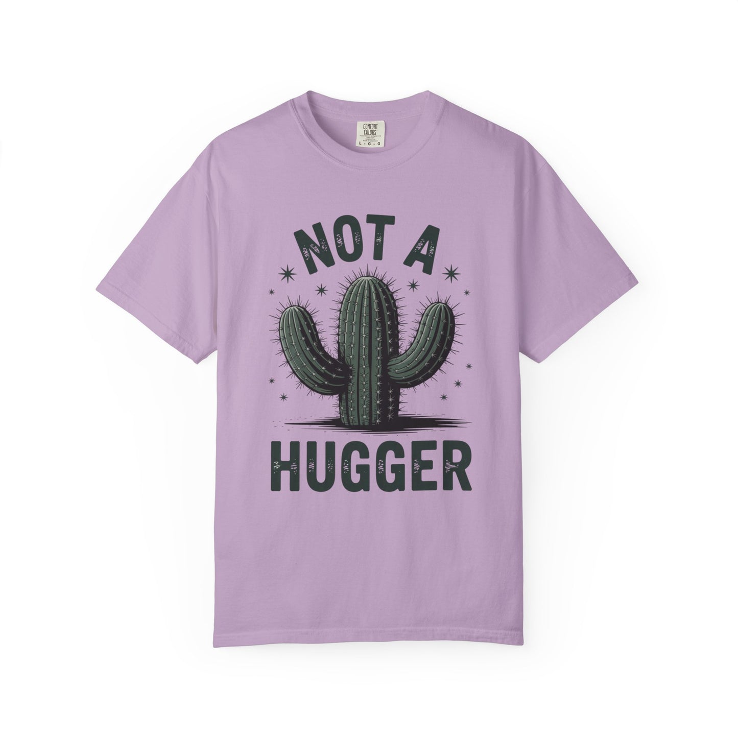 Not a Hugger Cactus Shirt – Funny Introvert Graphic Tee, Sarcastic Desert Plant Design, Anti-Social Gift Idea