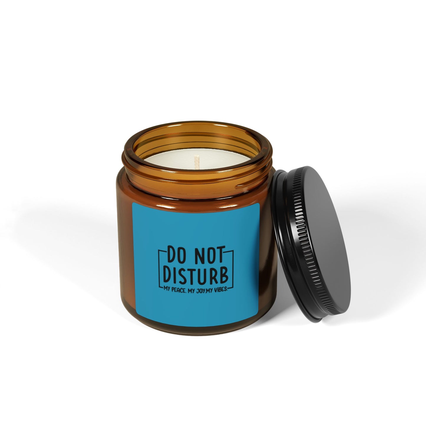 Do Not Disturb Scented Soy Candle - Amber Jar