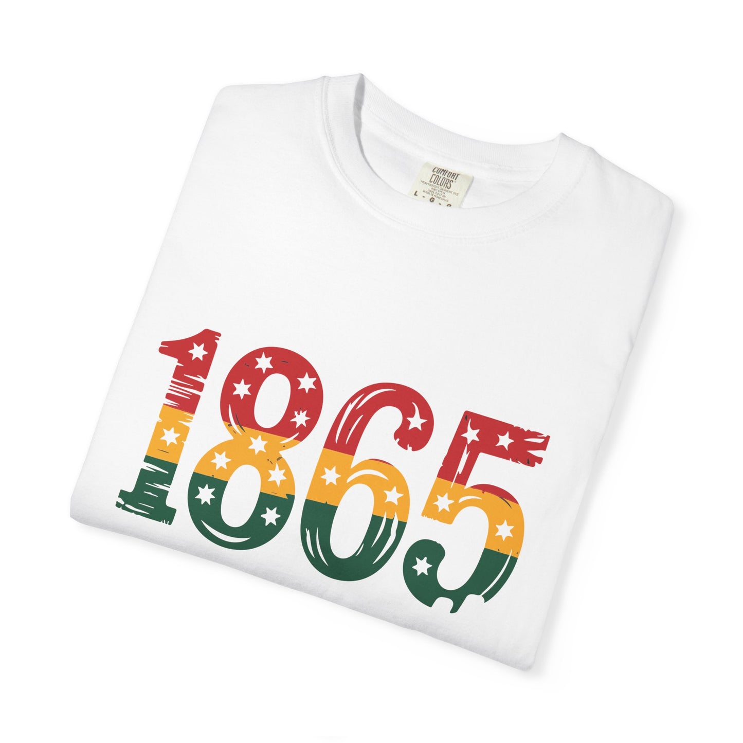 Juneteenth 1865 Shirt – Red Yellow Green Afro Pride Celebration Tee