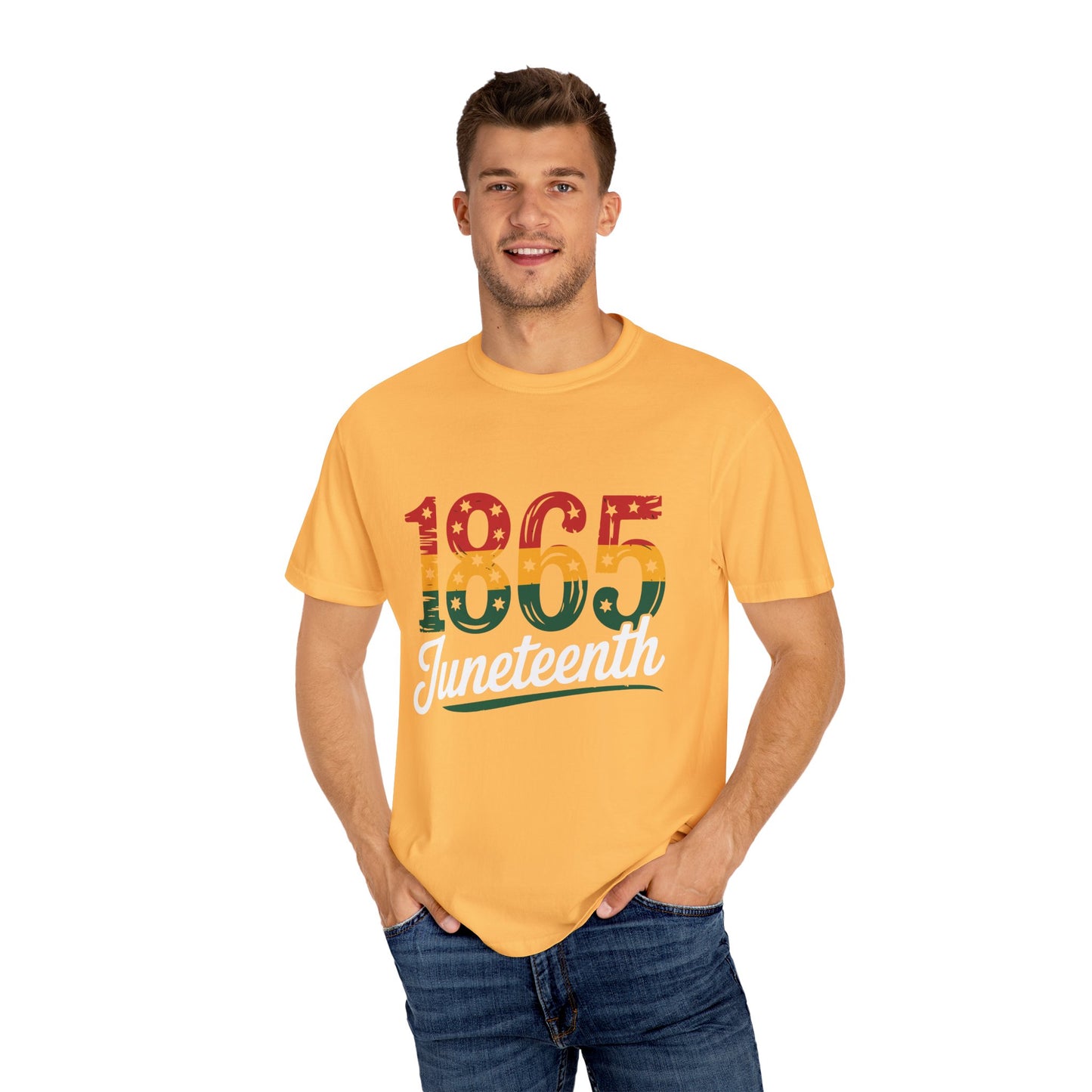 Juneteenth 1865 Shirt – Red Yellow Green Afro Pride Celebration Tee