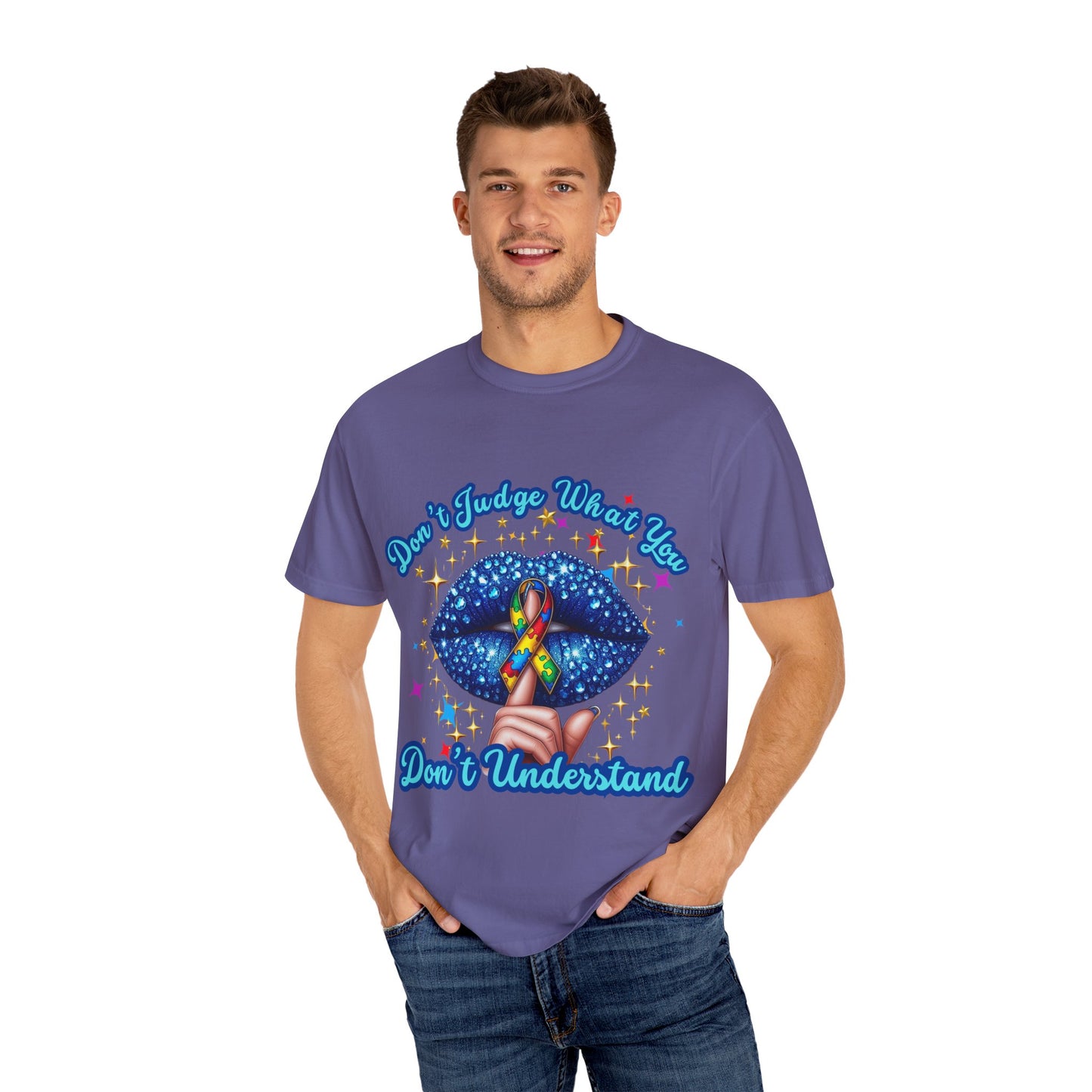 Don't Judge what you don't Understand Autism Awareness Comfort Colors T-shirt