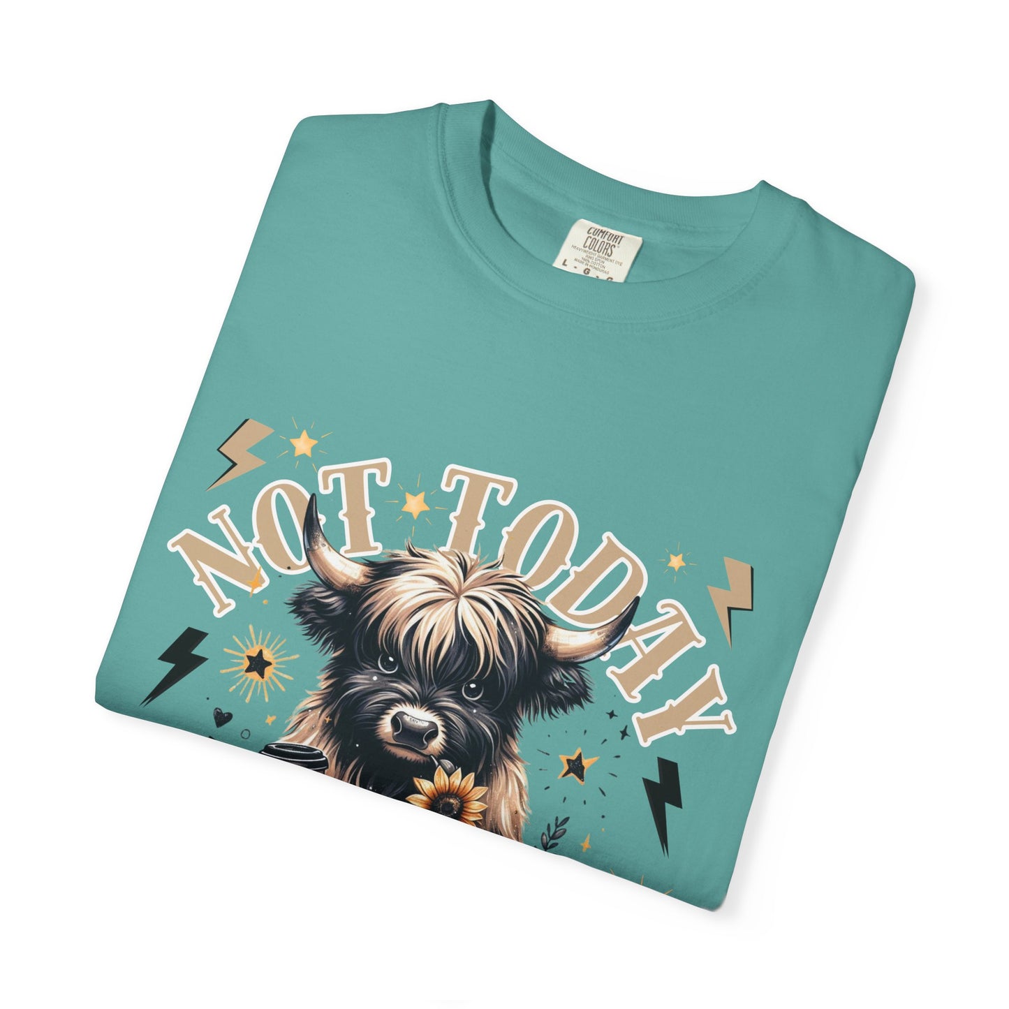 Funny 'Not Today Heifer' Unisex Comfort Colors T-Shirt - Comfortable & Stylish Cow Graphic Tee