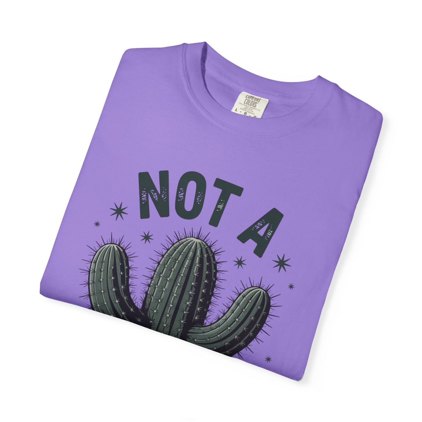 Not a Hugger Cactus Shirt – Funny Introvert Graphic Tee, Sarcastic Desert Plant Design, Anti-Social Gift Idea