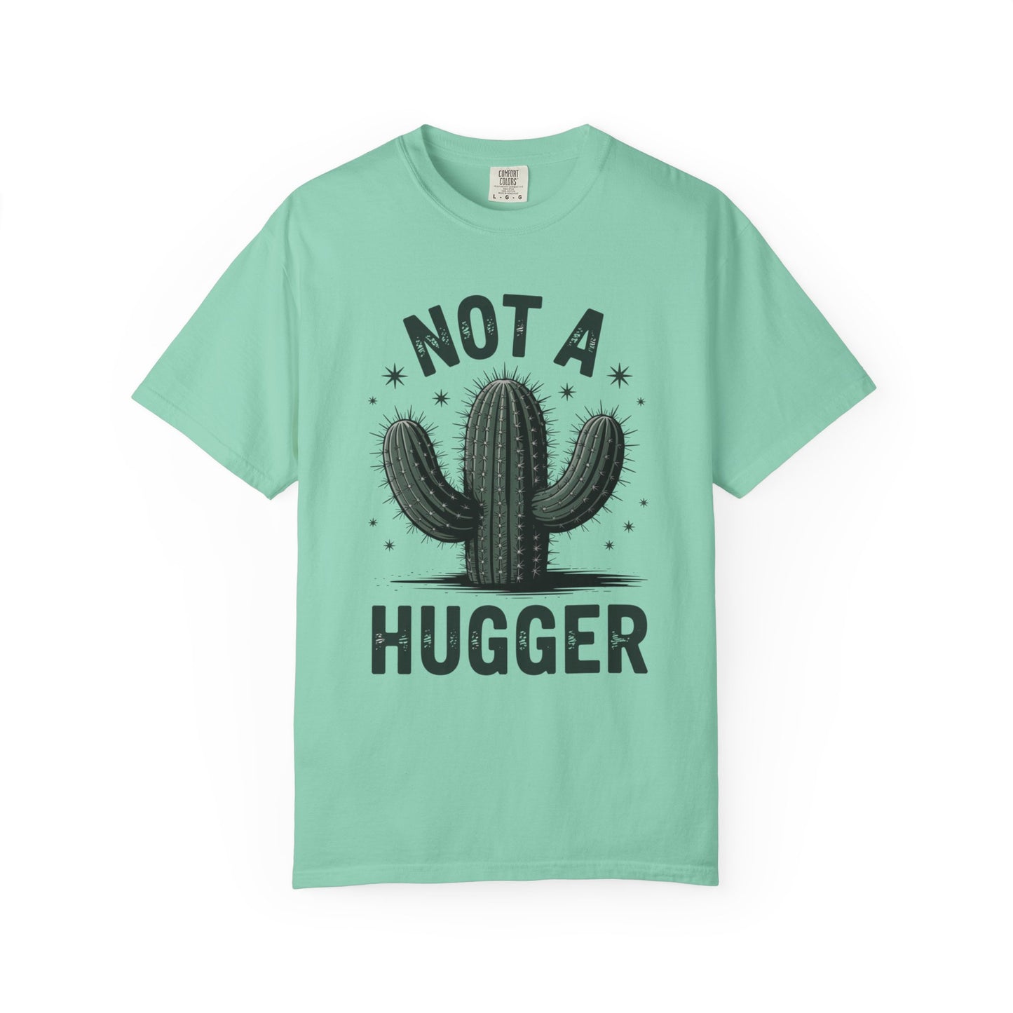 Not a Hugger Cactus Shirt – Funny Introvert Graphic Tee, Sarcastic Desert Plant Design, Anti-Social Gift Idea